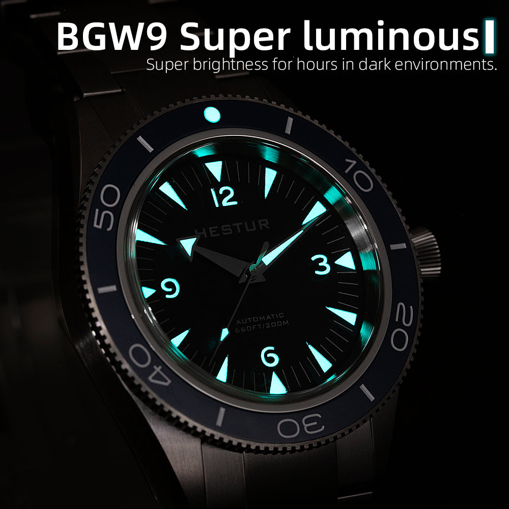 🔥Sandwich Dial 🔥Hestur HT8002 Automatic Watch NH35, 20bar, 40mm
