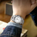 🔥Sunburst Dial 🔥Hestur HT8005 Day-Date Sapphire, Hangzhou 6330 40mm