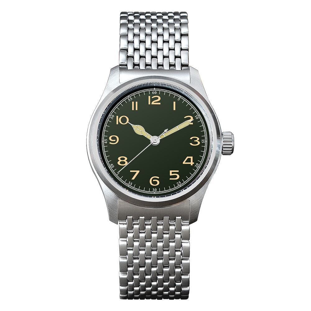 🔥Classic Pilot Automatic Watches, 🔥Hestur HT8006 Mechanical, Miyota 8215 38mm