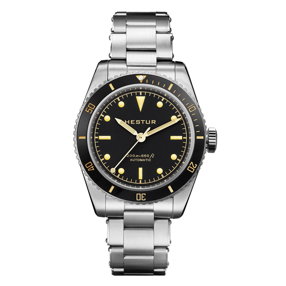 🔥Vintage Diver Watch 🔥Hestur HT8001 Automatic Mechanical NH35 39mm