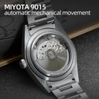 🔥Clous de Paris Dial 🔥Hestur HT8003 Automatic Watches Miyota 9015 36mm