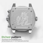 🔥Titanium Quartz Military Field Watch🔥Hestur HT8008, Chronograph 44.5mm
