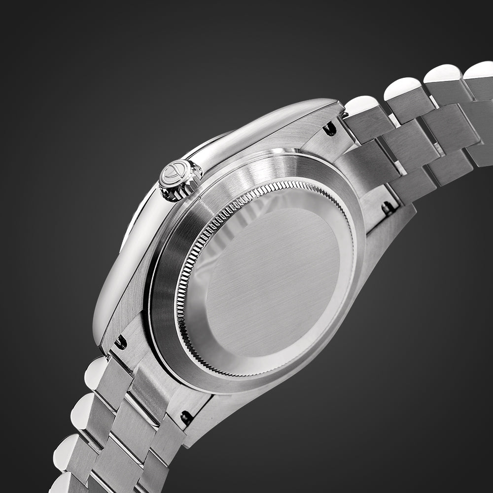 🔥Sunburst Dial 🔥Hestur HT8005 Day-Date Sapphire, Hangzhou 6330 40mm