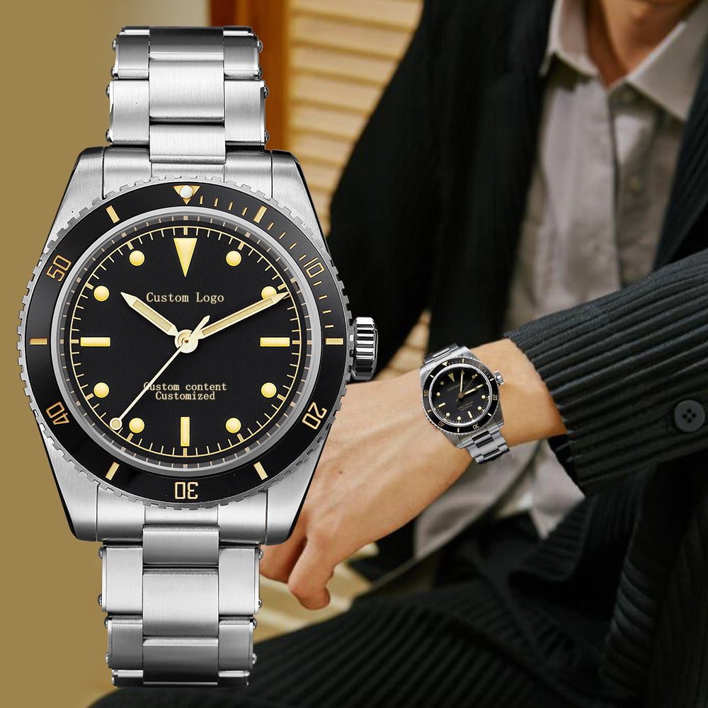 🔥Vintage Diver Watch 🔥Hestur HT8001 Automatic Mechanical NH35 39mm