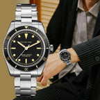 🔥Vintage Diver Watch 🔥Hestur HT8001 Automatic Mechanical NH35 39mm