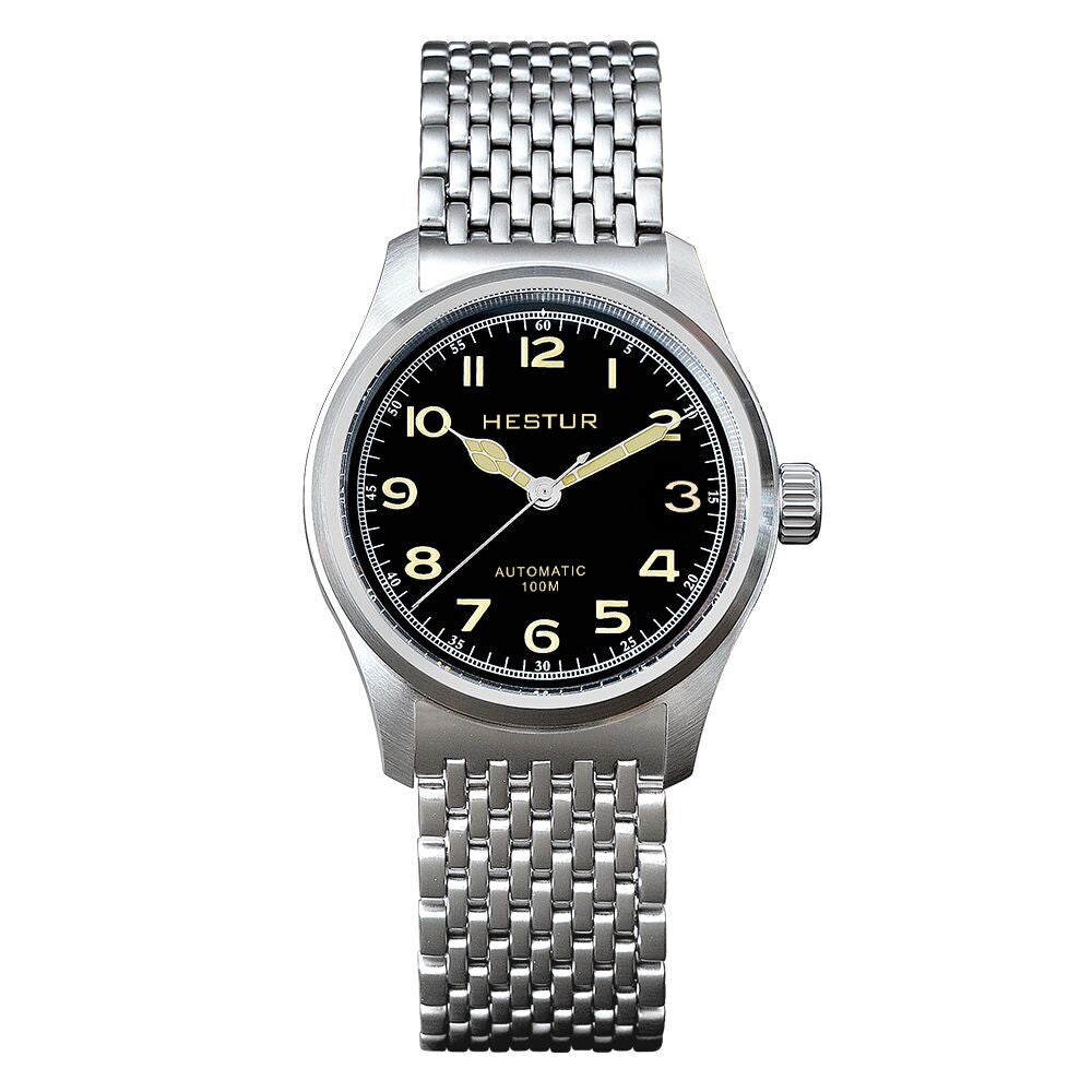 🔥Classic Pilot Automatic Watches, 🔥Hestur HT8006 Mechanical, Miyota 8215 38mm