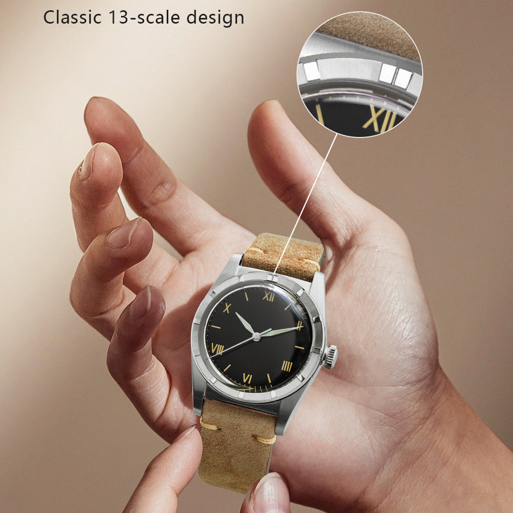 🔥Crystal Bubble Back Watches🔥Hestur HT8007 PT5000/SW200 36mm