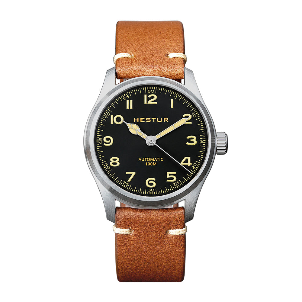 🔥Classic Pilot Automatic Watches, 🔥Hestur HT8006 Mechanical, Miyota 8215 38mm