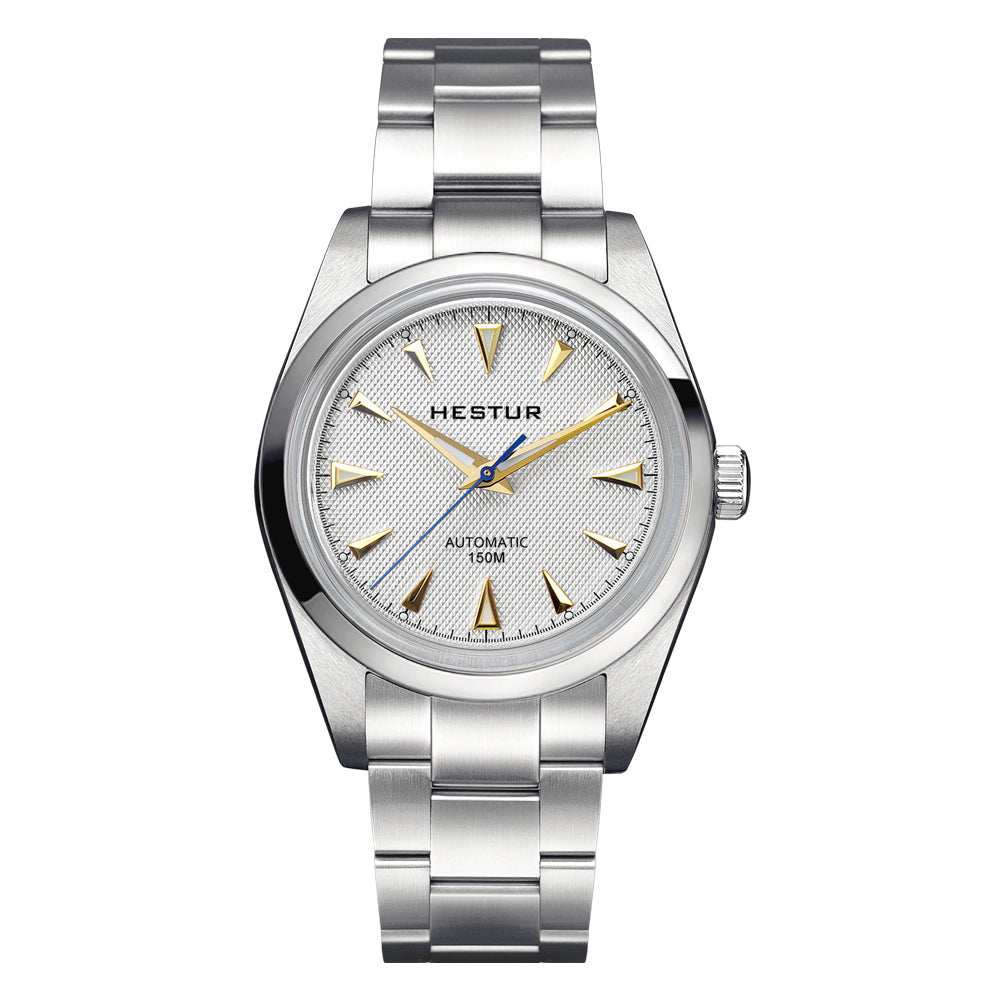 🔥Clous de Paris Dial 🔥Hestur HT8003 Automatic Watches Miyota 9015 36mm