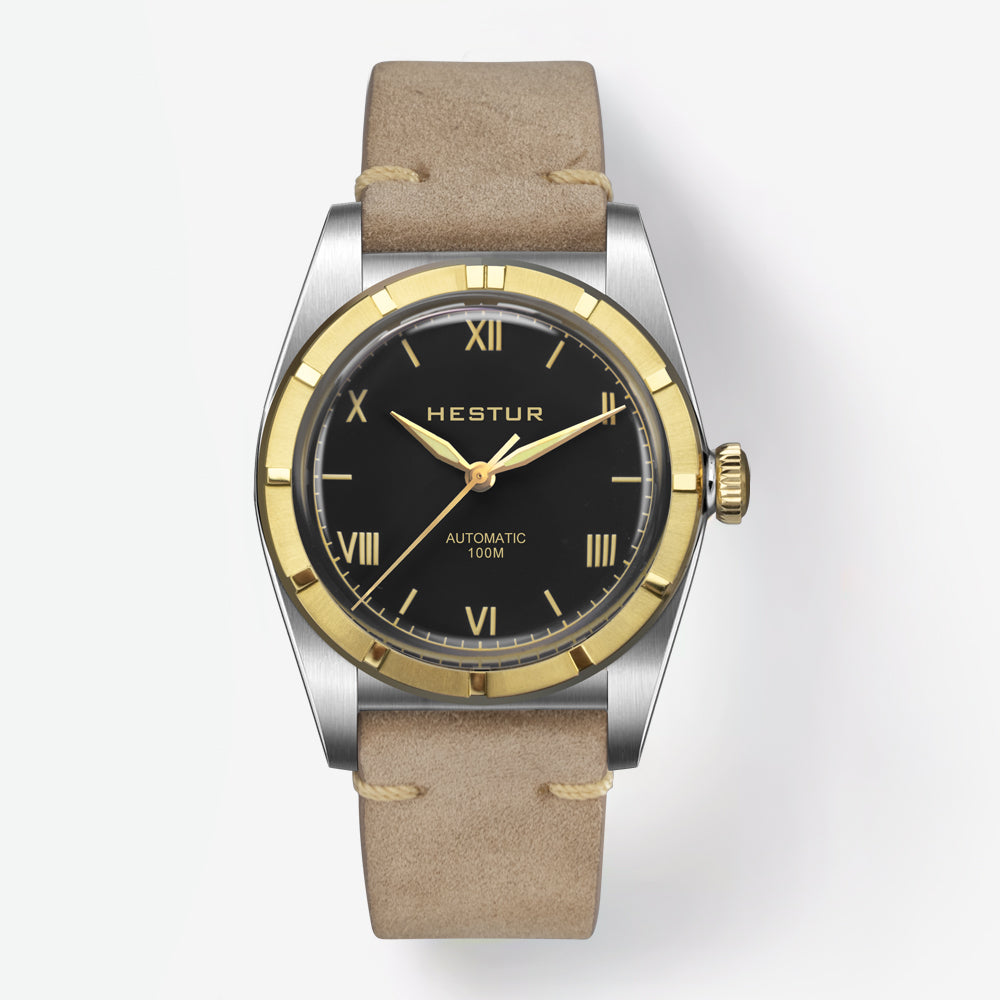 🔥Crystal Bubble Back🔥Hestur HT8007 Automatic Watches 36mm