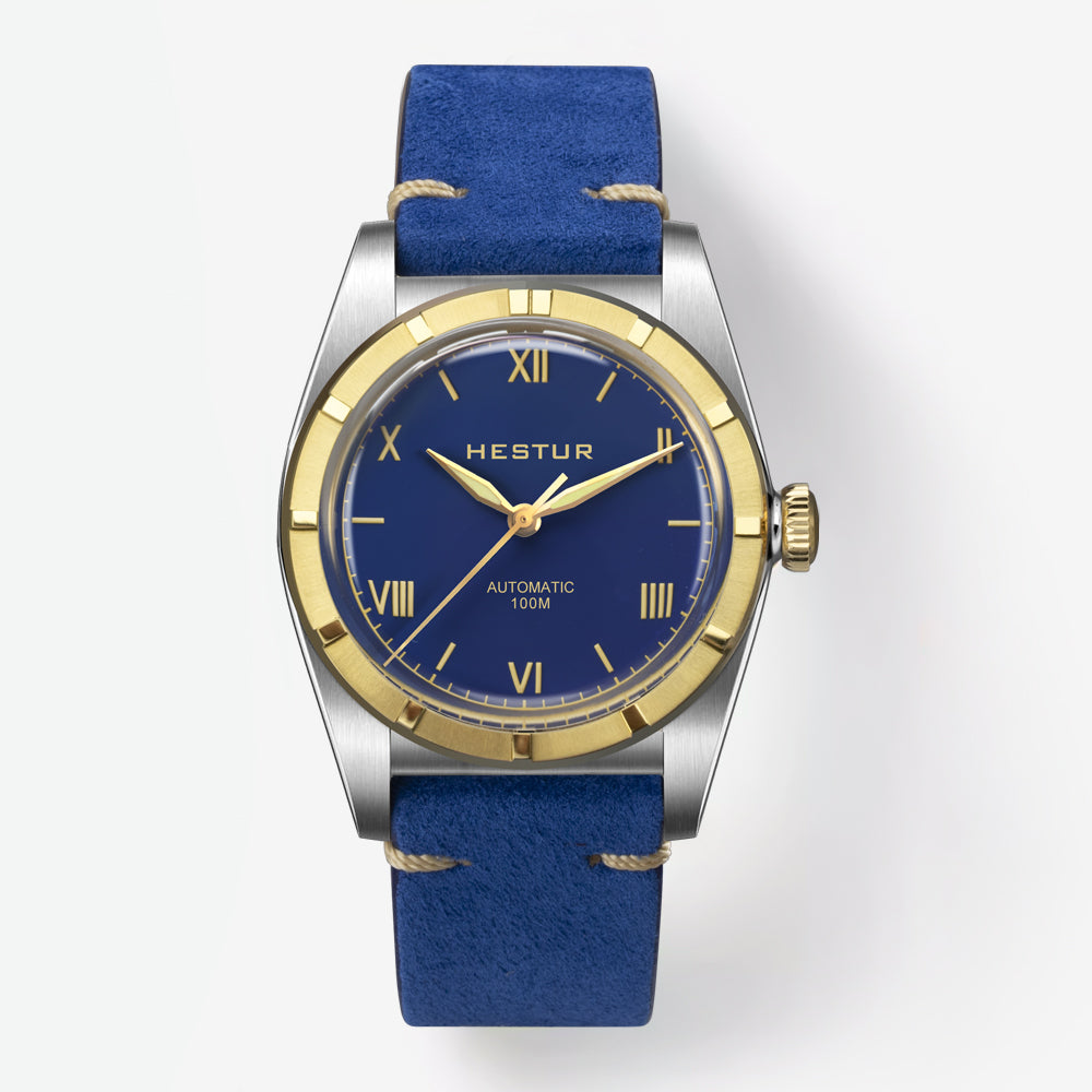 🔥Crystal Bubble Back🔥Hestur HT8007 Automatic Watches 36mm