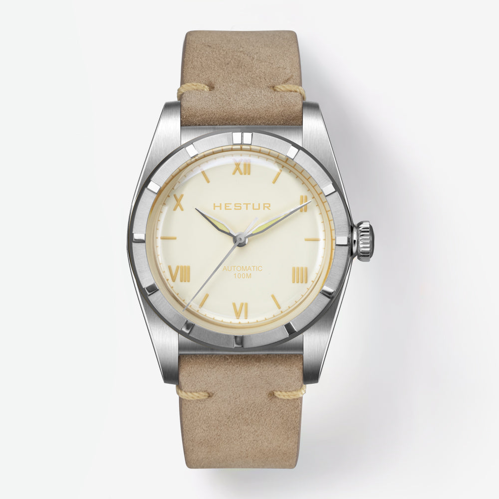 🔥Crystal Bubble Back🔥Hestur HT8007 Automatic Watches 36mm