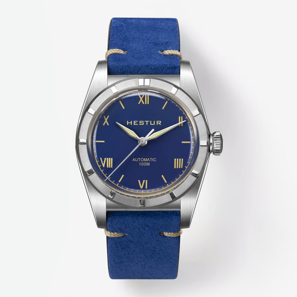 🔥Crystal Bubble Back🔥Hestur HT8007 Automatic Watches 36mm