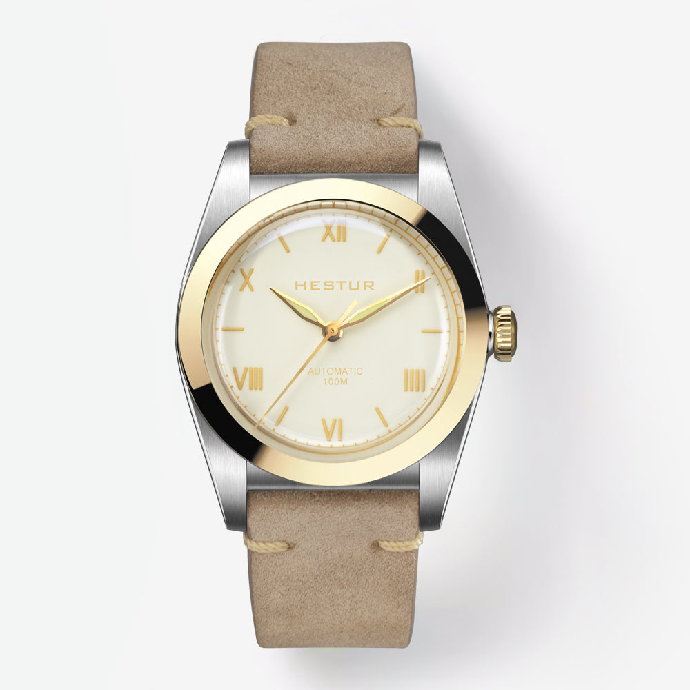 🔥Crystal Bubble Back🔥Hestur HT8007 Automatic Watches 36mm