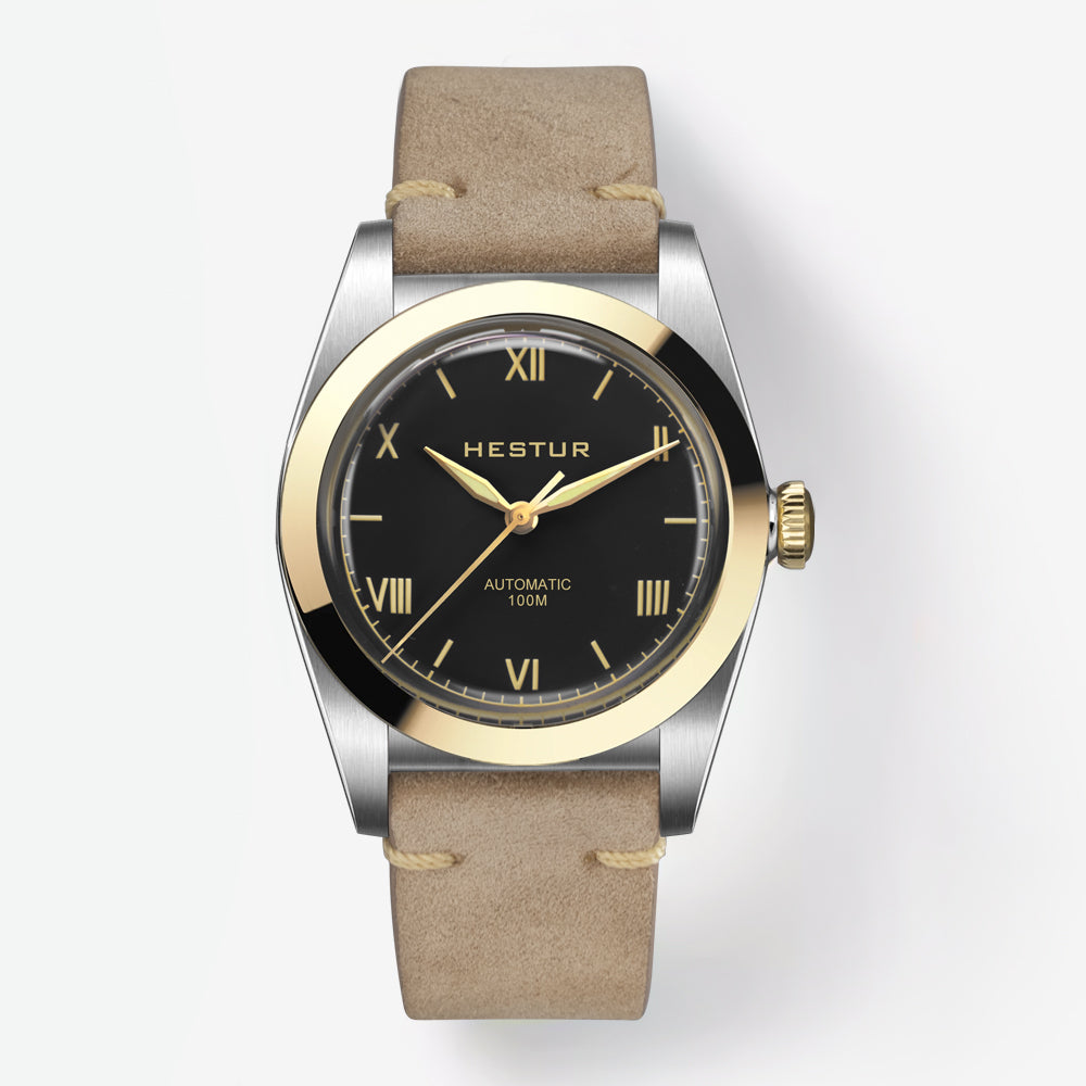 🔥Crystal Bubble Back🔥Hestur HT8007 Automatic Watches 36mm