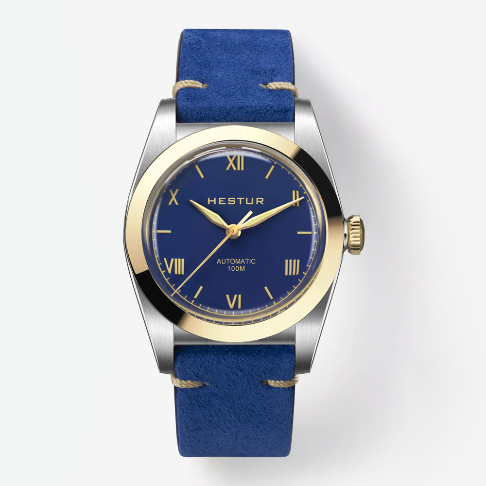 🔥Crystal Bubble Back🔥Hestur HT8007 Automatic Watches 36mm