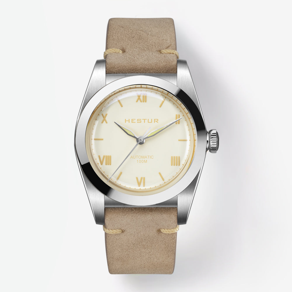 🔥Crystal Bubble Back🔥Hestur HT8007 Automatic Watches 36mm