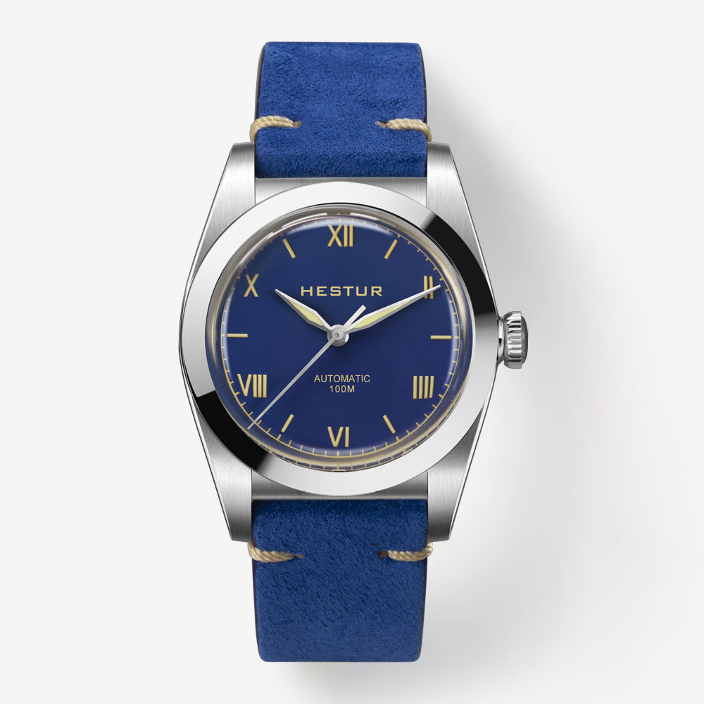 🔥Crystal Bubble Back🔥Hestur HT8007 Automatic Watches 36mm