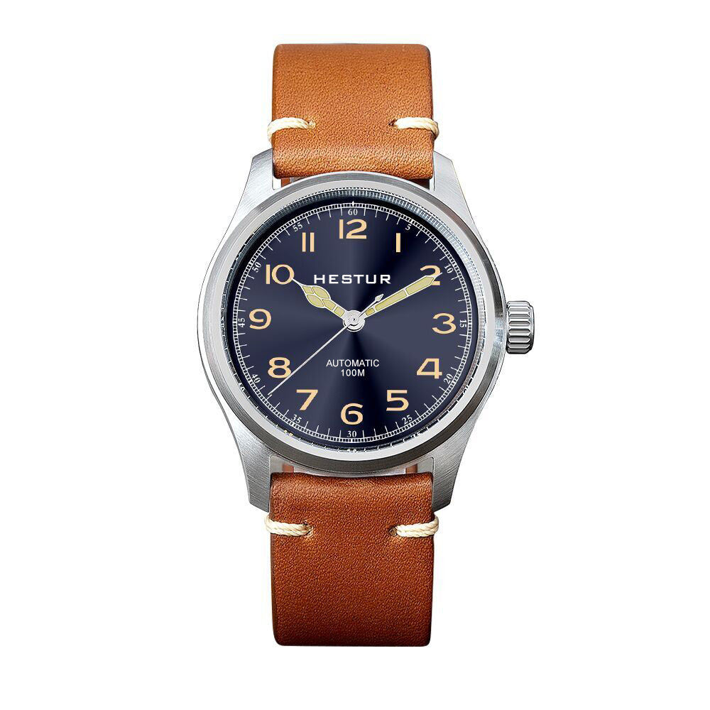 🔥Classic Pilot Automatic Watches, 🔥Hestur HT8006 Mechanical, Miyota 8215 38mm