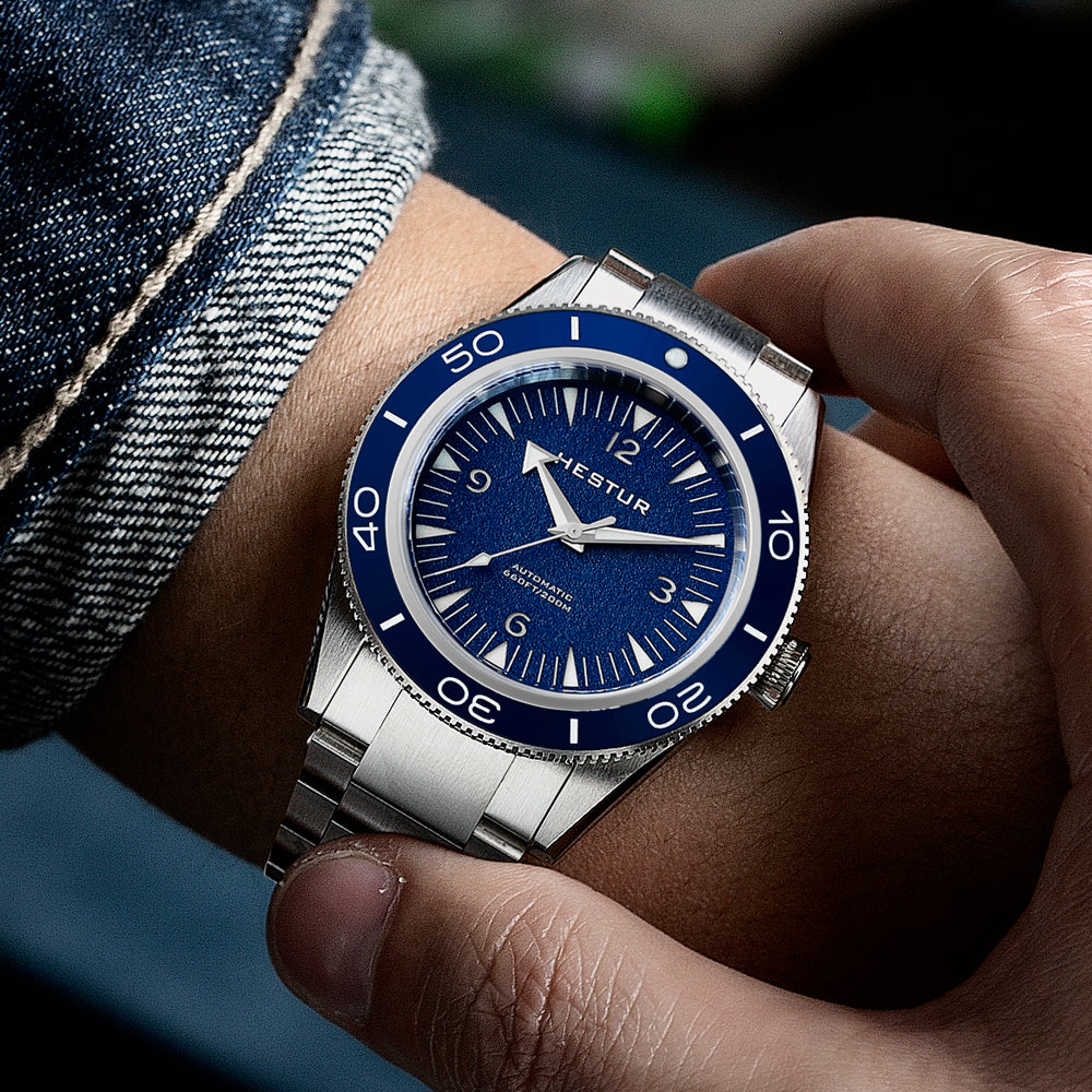 🔥Sandwich Dial 🔥Hestur HT8002 Automatic Watch NH35, 20bar, 40mm